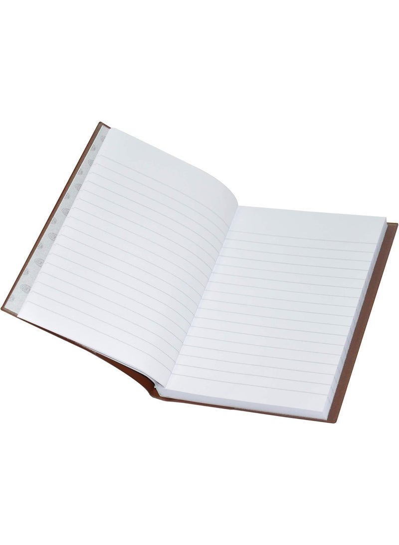 FIS PVC Cover Notebook, 96 Sheets, 192 Pages, A6 Size, Single Line, Brown - FSNBA62QPVCBR, 5-Pieces - Image 3